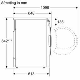 Siemens WQ46H2CLNL - iQ500 - Wasdroger - Warmtepompdroger - Zelfreinigende condensor blijvend energiezuinig- Zeer stil - 9 kg - varioSpeed: versnel het droogproces tot 38% - Home Connect — thumbnail 9