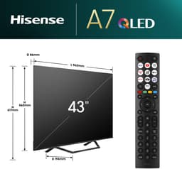Hisense 43A7NQ - 43 inch - 4K QLED - 2024 — thumbnail 15