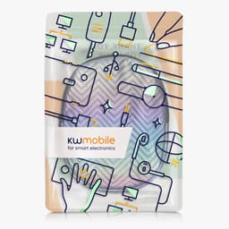 kwmobile Hoes voor Anker Soundcore Q20i Tas – Case voor Headset van Metallic Kunstleer en Nylon – meerkleurig — thumbnail 4