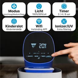 DailySupplies® Air Purifier - Luchtreiniger - Luchtbevochtiger — thumbnail 8