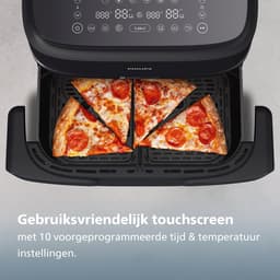 Philips 1000 Series Dual Basket Airfryer - NA150/00 - Dubbele Mand - Flexible Basket - 7.1L - Tot 5 Personen — thumbnail 9