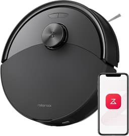 Roborock Q10 S5 Robotstofzuiger– 10000 Pa Zuigkracht–Dubbele Anti-klitfunctie–VibraRise 2.0-Systeem– 8 mm Dweillift– PreciSense LiDAR-navigatie–Obstakelvermijding– APP–Zwart — thumbnail 1