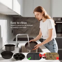 Aigostar Airfryer Accessoires set - 12 Delig - Bakset - Ø20CM — thumbnail 5