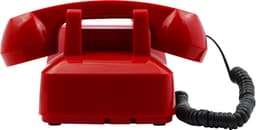 OPIS Push-Me-Fon 4G MOBILE - Retro telefoon voor het 4G mobiele netwerk (SIM-kaart) - rood — thumbnail 2