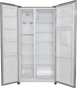 Exquisit SBS146-WS-040ES - Amerikaanse koelkast - Waterdispenser - Display - 5 Jaar Garantie - No Frost - 439 liter - Zilver — thumbnail 3