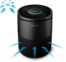 Clean Air Optima® CA-503B Compact Smart - Intelligente HEPA UV-C Ionisator Luchtreiniger - 360° Airflow - Ultrastil met sleepmode! <10dB(A)! — thumbnail 14