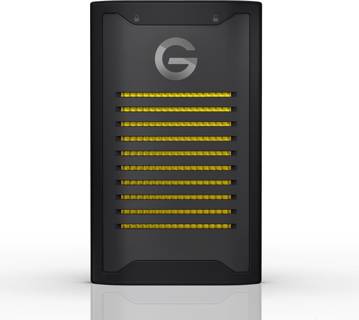 SanDisk Professional G-DRIVE ArmorLock SSD 1TB 1000MB/s USB-C 10Gbps Ultra-Rugged Encrypted Portable NVMe SSD (SDPS41A-001T-GBANB) — afbeelding 1