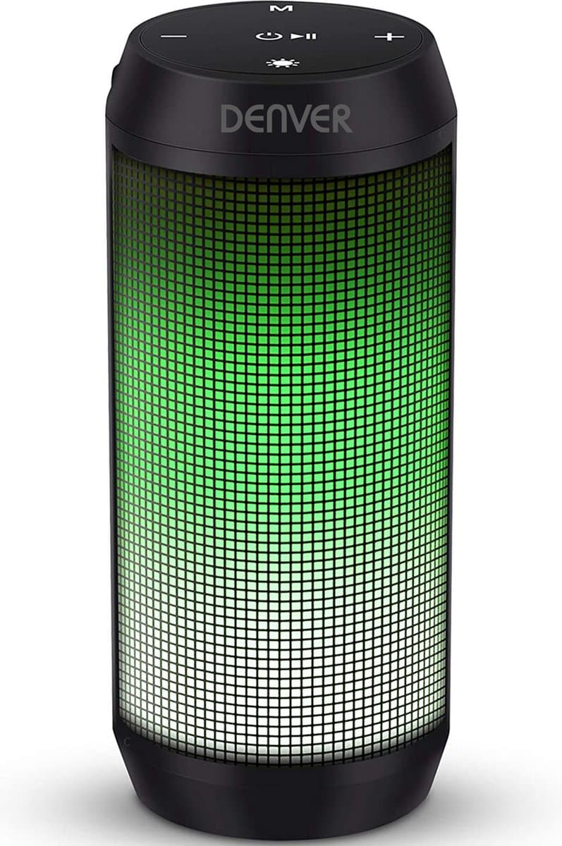 Denver Bluetooth Speaker Draadloos - 60W - Lichteffecten - Muziek Box - FM Radio - AUX - BTL62 — afbeelding 1