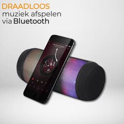 Denver Bluetooth Speaker Draadloos - 60W - Lichteffecten - Muziek Box - FM Radio - AUX - BTL62 — thumbnail 5