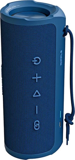 HiFuture Ripple-Luidspreker: Bluetooth 5.3, Draagbare krachtige basluidspreker, tot 12 uur speeltijd, 30 W draadloze muziekdoos, IPX7 water- en stofbestendig, 10 meter bereik, 10 W snel opladen, Kleur (Blauw) | — thumbnail 1