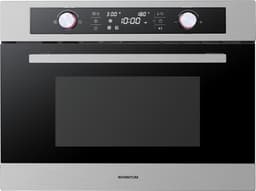 Inventum IMC6044RK - Inbouw combi-oven - Hetelucht - Magnetron - Grill - 44 liter - 45 cm hoog - Tot 230 graden - RVS/Zwart — thumbnail 1