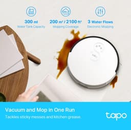 TP-Link Tapo RV10 Plus - Robotstofzuiger met dweilfunctie + leegstation - 4L stofzak — thumbnail 9