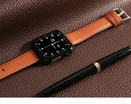 Belesy® INTELLIGENT - Smartwatch Dames - Smartwatch Heren - Horloge - 1.70 inch – kleurenscherm – Stappenteller – Calorieën - Gezondheidsindicatoren – Je eigen foto als wijzerplaat - Leer – Zwart - Moederdag — thumbnail 8