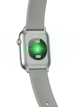 Belesy® Pro - Smartwatch Dames - Smartwatch Heren - Horloge - 1.3 inch - Kleurenscherm - Full Touch - Stappenteller - Grijs - Siliconen — thumbnail 6