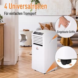 HOMCOM-Mobile Klimageräte aus ABS Weiß — thumbnail 13