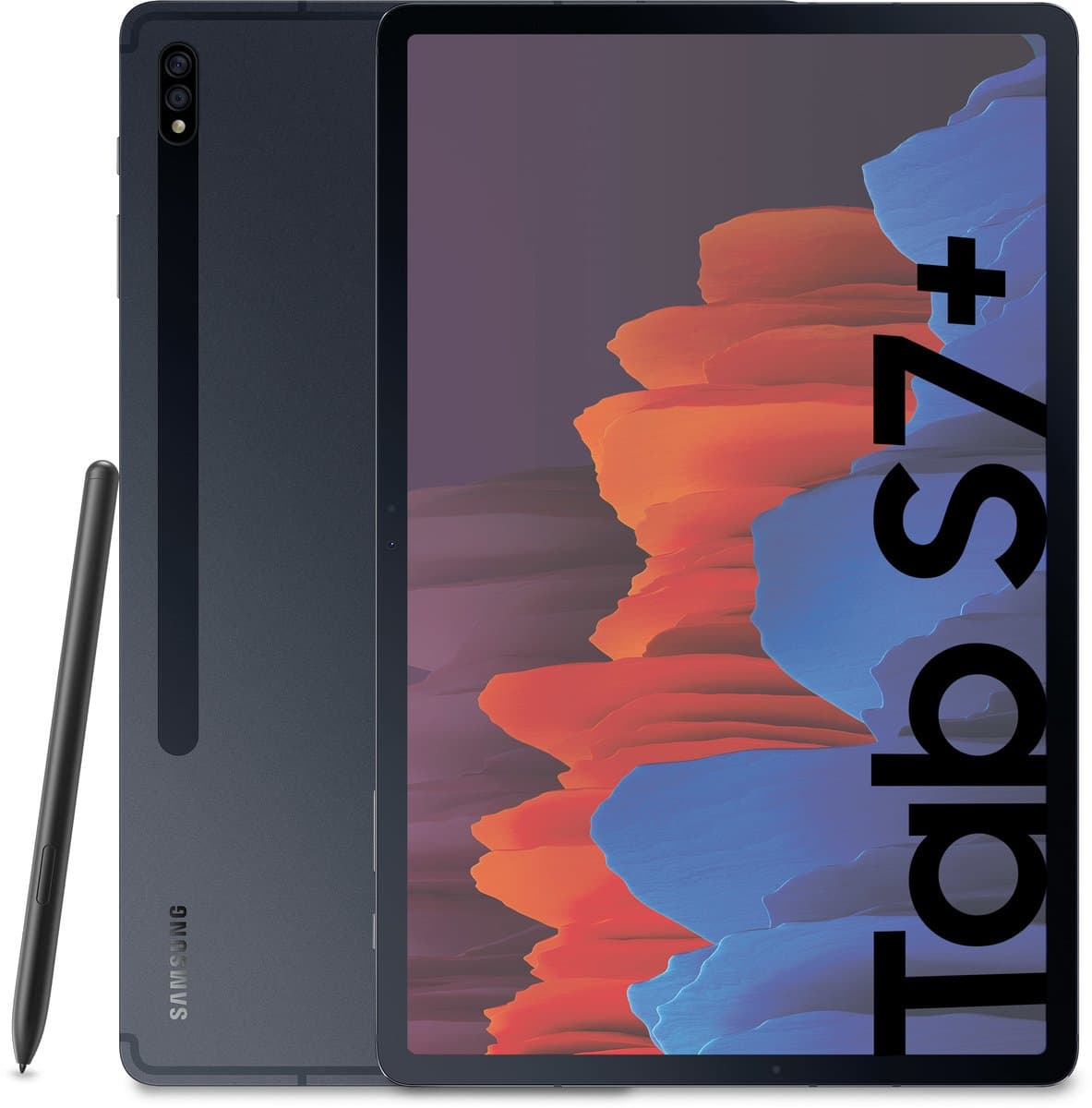 Samsung Galaxy Tab S7+ SM-T970 5G Snapdragon LTE 128 GB 31,5 cm (12.4") 6 GB Wi-Fi 6 (802.11ax) Android 11 Zwart — afbeelding 1
