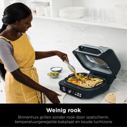 Ninja Foodi AG651EU Pro - Multifunctionele Grill en Airfryer - 7 Kookfuncties - Inclusief Extra Plancha Grillplaat en Braadthermometer — thumbnail 7