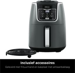 Ninja AF160EU - Multifunctionele Hetelucht Friteuse - 5,2 liter - Grijs/Zwart — thumbnail 6