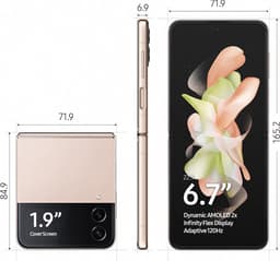 Samsung Galaxy Z Flip 4 - 256GB - 5G - Pink Gold — thumbnail 16