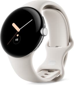 Google Pixel Watch - 41 mm - met GPS - Zilver (Beige) — thumbnail 1