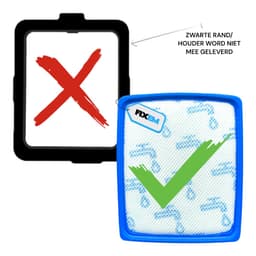 Fixem - Geschikt voor Philips - Stofzuiger filter - Blauw filter - 2 stuks - PowerPro Expert FC6042/01 - Motor CP0617 (exclusief raamwerk) - Uitwasbaar — thumbnail 2
