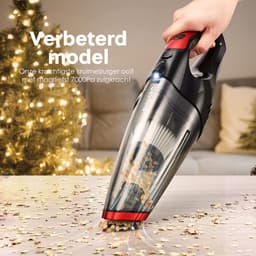 Cleanforce Kruimelzuiger V2 Snoerloos met extreme zuigkracht - Nat & Droog - Auto Stofzuiger - Voor Thuis & Auto — thumbnail 2