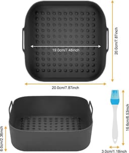 Airfryer Accessoires - Airfryer Accessoires Set - Geschikt voor Heteluchtfriteuses — thumbnail 2