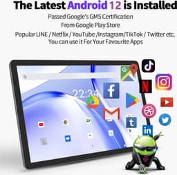 Elementkey Ai-Obsidian PRO - 4G LTE - GPS Tablet PC 10.1 Inch 12GB Ram + 384 GB Opslag - 8000Mah Android 12 - Tablet met Google — thumbnail 6