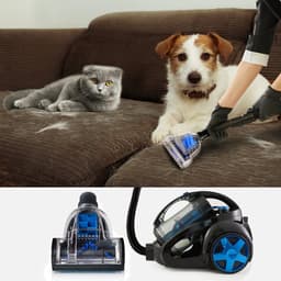 AG3100 Stofzuiger Zonder Zak - Stofzuigers - Vacuum Cleaner Zakloos - Geschikt Voor Dierenharen -900W - Sterke Zuigkracht - Blauw — thumbnail 16