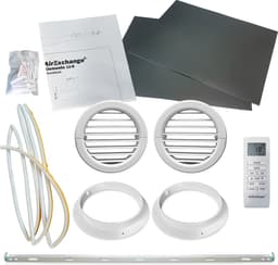 AirExchange Elements 12-R Monoblock Warmtepomp Airconditioning Zwart | Energiezuinig koelen, verwarmen, ontvochtigen en reinigen | Zonder Buitenunit | 80m² (12.000btu) — thumbnail 12