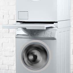 Tussenstuk wasmachine droger Jeanne, met werkblad - Stapelkit met uits — thumbnail 6