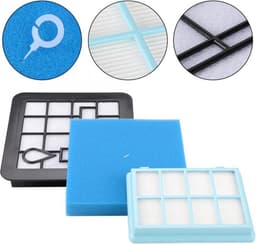 3 STUKS Filter set geschikt voor Philips PowerPro Compact and Power Pro Active en City filterset Stofzuiger FC8010/02 FC8010/01 HEPA allergie — thumbnail 7