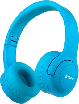 WiseQ HERO Koptelefoon Kinderen – Blauwe Draadloze Kinderkoptelefoon Bluetooth – 13dB Geluidsdempend – 38u Bluetooth & Microfoon – Blauw — thumbnail 1