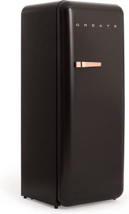 CREATE - Koelkast in retrostijl - Zwart - Handvat Roségoud - FRIDGE RETRO 281L — thumbnail 5