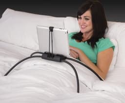 Tablet standaard - Tablet & Telefoonhouder voor het bed, de bank of een oneffen oppervlak Universeel — thumbnail 1