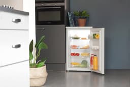 Inventum KK550 tafelmodel koelkast energiezuinig - 131 liter - Zonder vriesvak - 55 cm breed - Superkoelen - Led-verlichting - Energielabel D - Vrijstaand - Wit — thumbnail 8