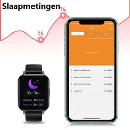 Belesy® Retina X - Smartwatch Dames - Smartwatch Heren - Horloge - 1.78 inch - Kleurenscherm - Full Touch - Stappenteller - Multi Sport - Multi Watchfaces - Maak je eigen wijzerplaat functie - Zilver - Siliconen - Grijs - Moederdag — thumbnail 14