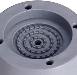 TrillingDempers Wasmachine -Vuide-pakket van 4 trillingsdempers, universele trillingsdempers, wasmachine Anti-vibratiemat, voor wasmachines, drogers, meubels, koelkast (grijs, 4 cm) - (WK 02122) — thumbnail 2