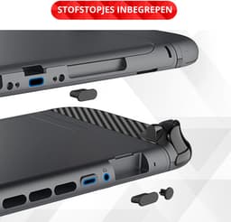 3X Screen protector - Screenprotector Geschikt voor Nintendo Switch 2 - 9H Tempered Glass - Beschermglas - Glasplaatje - Dock Friendly - Met Installatiekit — thumbnail 4