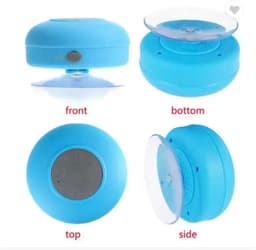 Mini waterdichte Bluetooth-doucheluidspreker/MP3-luidspreker voor in bad/blauw — thumbnail 4