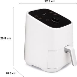 SCH® Mini airfryer - Airfryer - Airfryer klein - Wit - 22cm x 28cm x 27cm — thumbnail 2