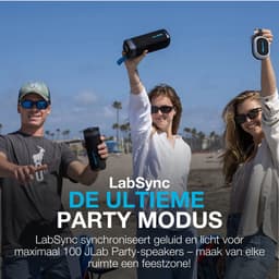 JLab Pop Mini Bluetooth Speaker Draadloos - Draagbare Muziekbox - 8 uur Batterijduur - 5 Watt - IPX6 Waterproof - Multipairing - Instelbare Party Lights - App Equalizer - Zwart — thumbnail 7
