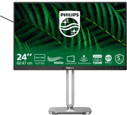 Philips 5000 series 24B2G5301/00 computer monitor 60,5 cm (23.8") 1920 x 1080 Pixels Full HD LCD Zwart — thumbnail 1