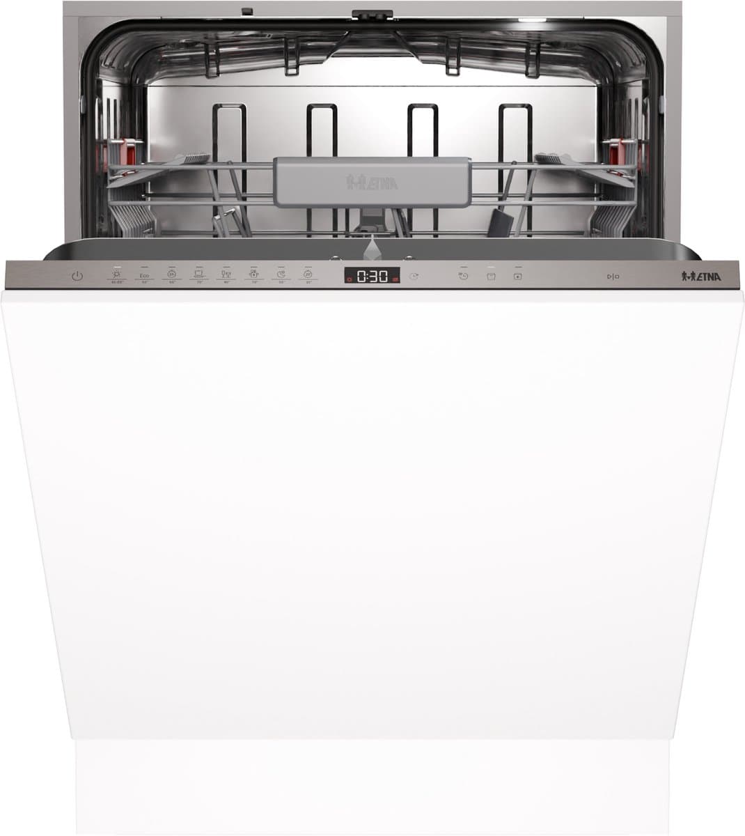 ETNA VW842N - Inbouw vaatwasser - 60 cm - Intensieve zone - Flexibele bestekkorf - Sleepscharnier - Nachtprogramma - Zuinig en Stil - Koolborstelloze Motor — afbeelding 1
