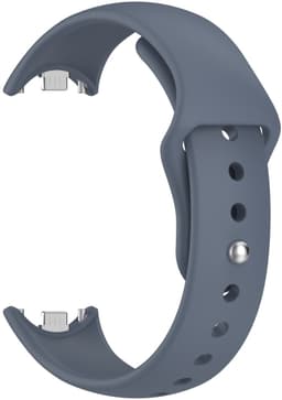 Stravo 2-Pack Siliconen bandjes Geschikt voor Xiaomi Smart Band 10 (Xiaomi Mi Band 10) / Xiaomi Smart Band 9 (Xiaomi Mi Band 9) / Xiaomi Smart Band 8 (Xiaomi Mi Band 8) - 2-pack Klassiek Sportief Siliconen Horlogebandje - Blauw + Starlight — thumbnail 4