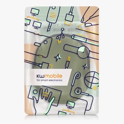 kwmobile hoes geschikt voor Anker Soundcore Q20i - 20 x 16 cm - Beschermhoes voor headset in olijfgroen - Van neopreen — thumbnail 8