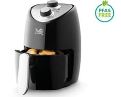 FRITEL Airfryer SnackTastic® 4202 – Mini Airfryer / Compacte Heteluchtfriteuse 2L – 1000W – Voor 1-2 Personen – Kleine Airfryer voor Studenten & Singles – PFAS-vrij – Zwart
