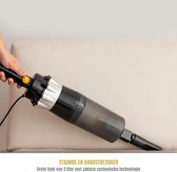 SCH® Steelstofzuiger met snoer - Steelstofzuiger - Stofzuiger - Zwart - ‎13cm x 25cm x 113cm — thumbnail 3
