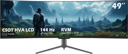 TITAN ARMY C49SHC 49-inch gamingmonitor - 3840*1080 CSOT - HVA-paneel — thumbnail 1