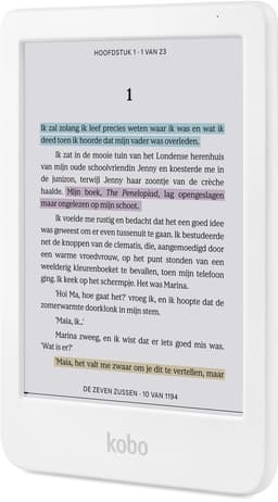 Kobo Clara Colour - E-reader - 6 inch kleurenscherm - 16GB - Luisterboeken - Wit — thumbnail 2